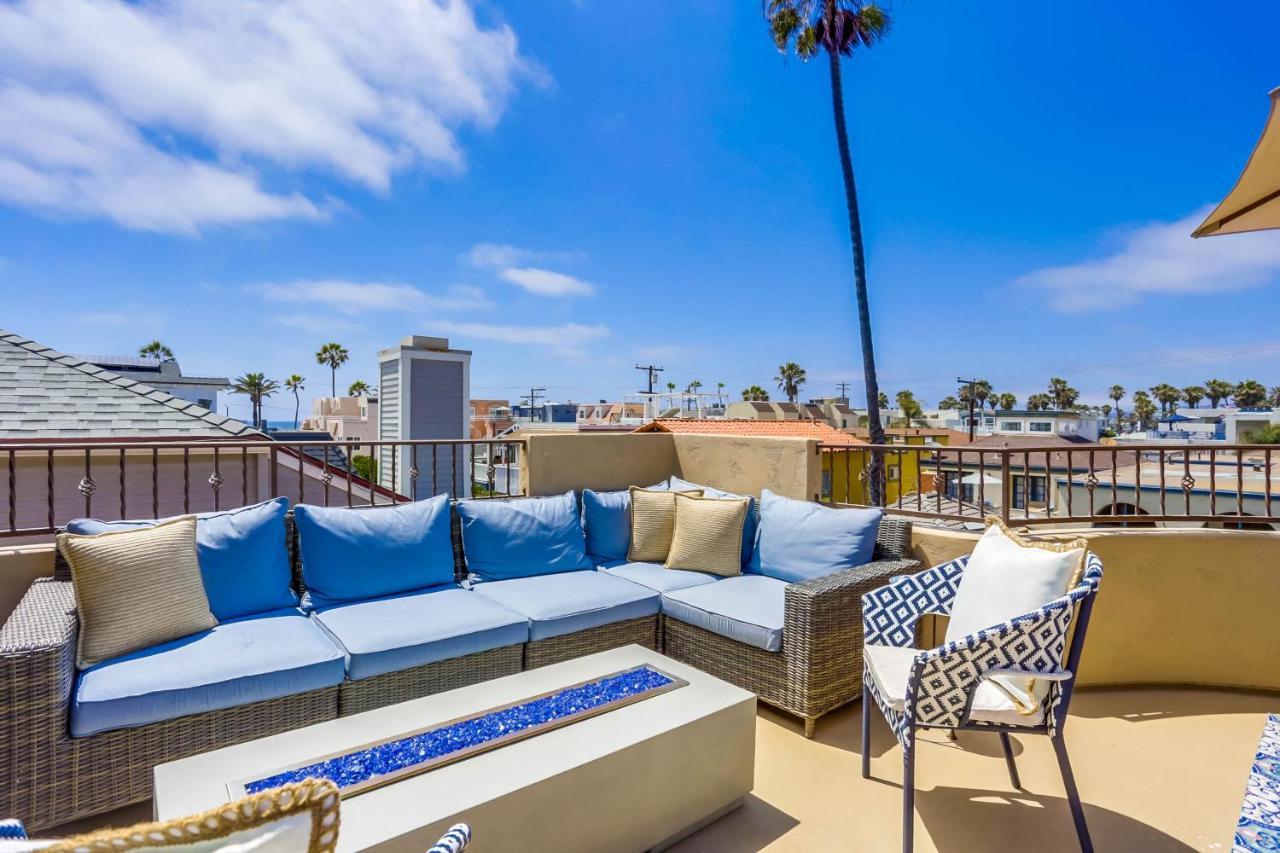 Stunning Ocean View Home W Rooftop Terrace, Firepit, Fast Wifi, Ac & Parking! San Diego Extérieur photo